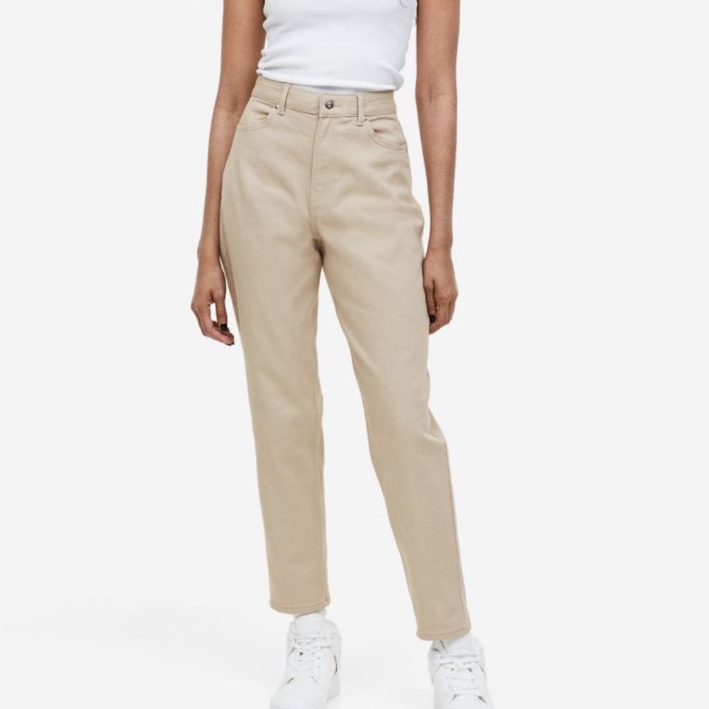 Mom Loose fit Twill Pants H&M